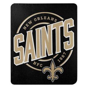 New Orleans Saints Fleece Throw Gift Stadium Blanket Football Team NFL Logo SOFT